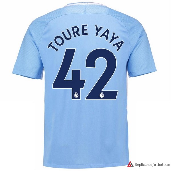 Camiseta Manchester City Primera equipación Toure Yaya 2017-2018
